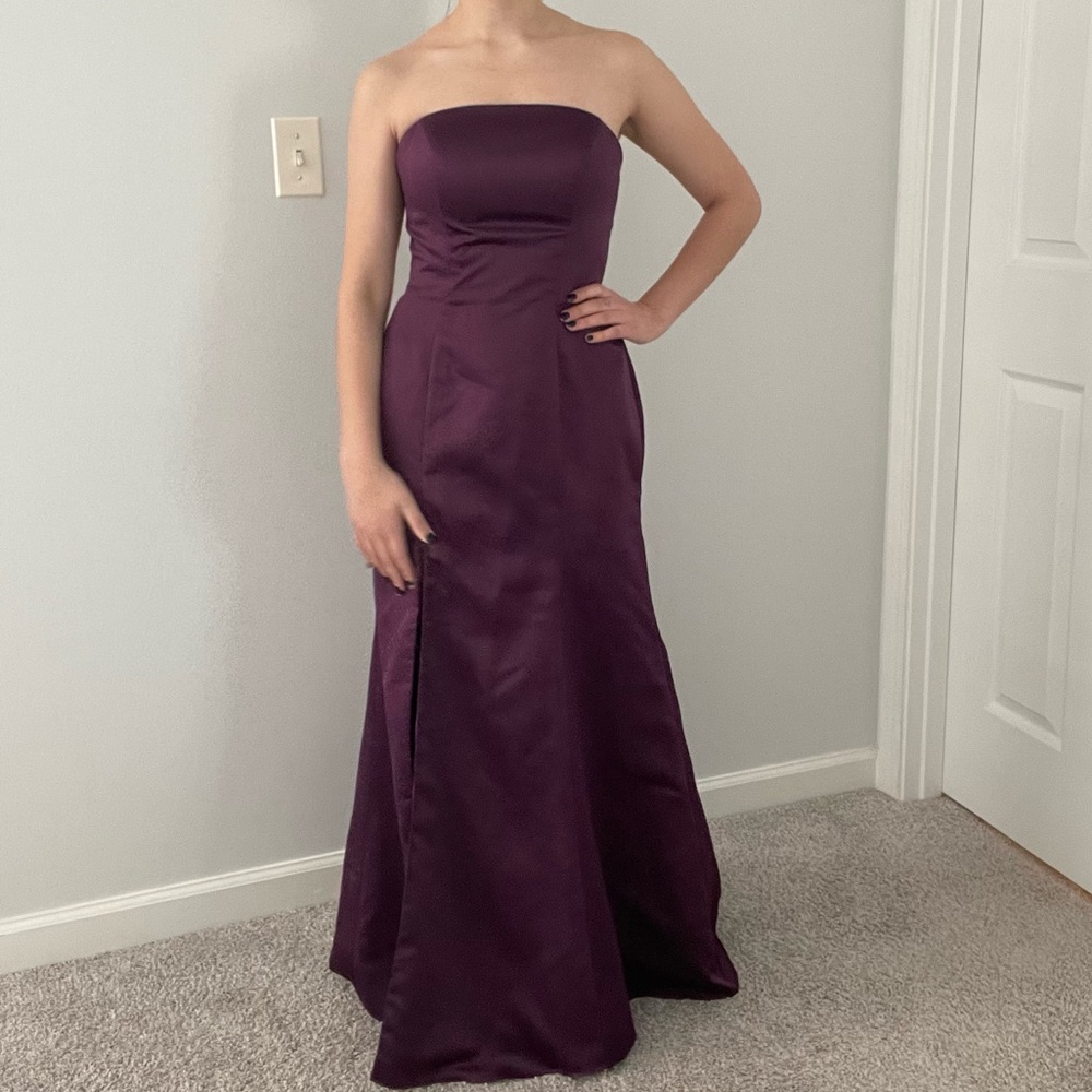 Dark purple dress